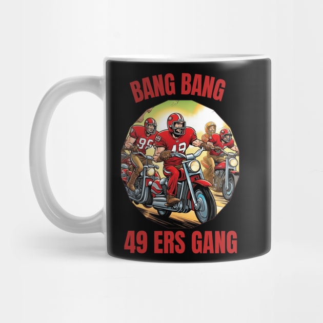 Bang Bang 49 ers Gang vector illustration fan art by Nasromaystro